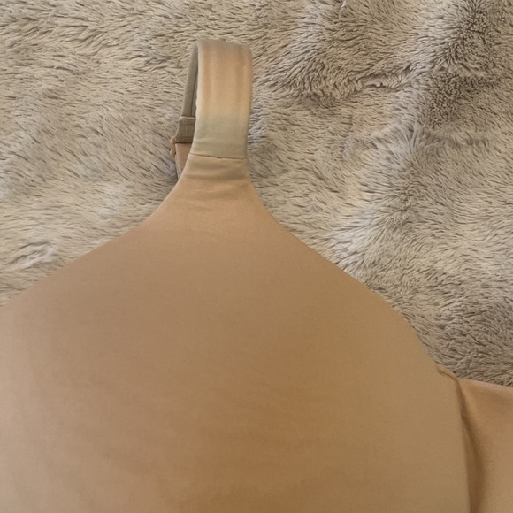 Cacique Bra 50DDD Lightly Lined No-Wire Beige Lane Bryant Wireless Plus Size - Picture 3 of 8